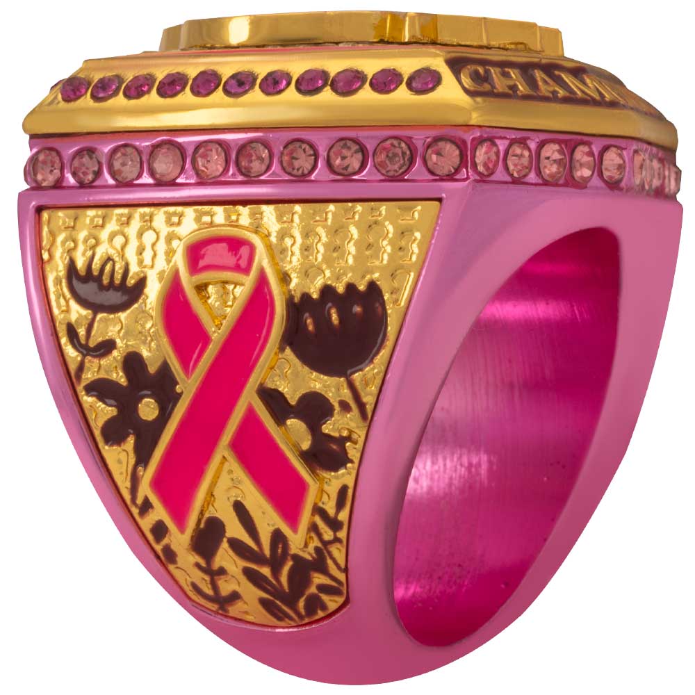 Cancer Awareness Theme Rings