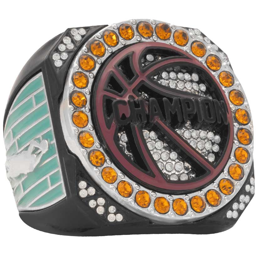 Fiesta Basketball Champion & Finalist Rings | Court Series