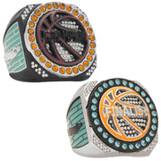 Fiesta Basketball Champion & Finalist Rings | Court Series