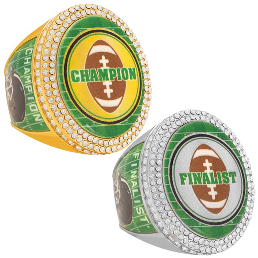 Football Champion & Finalist Rings