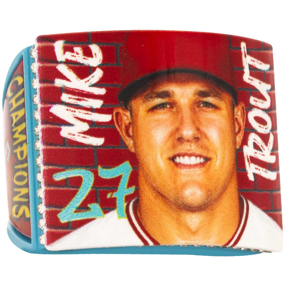 Mike Trout Baseball Champion & Finalist Rings | Graffiti Series