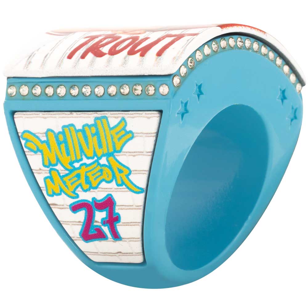 Mike Trout Baseball Champion & Finalist Rings | Graffiti Series
