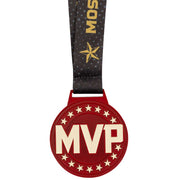 Crimson & Cream Sports MVP Medals | MVP Series