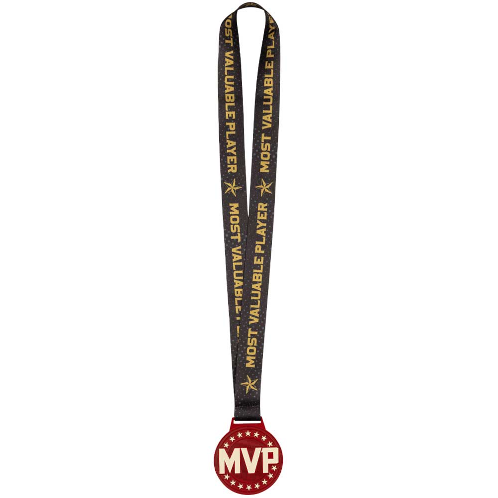 Crimson & Cream Sports MVP Medals | MVP Series