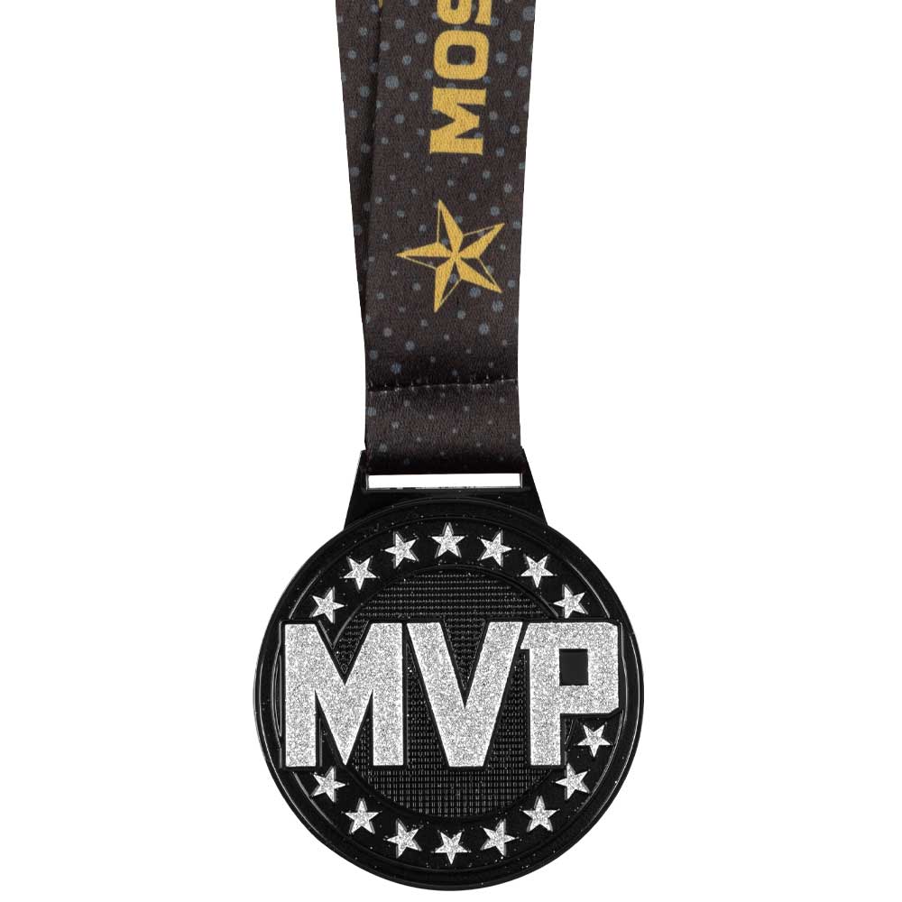 Black & Silver Sports MVP Medals | MVP Series