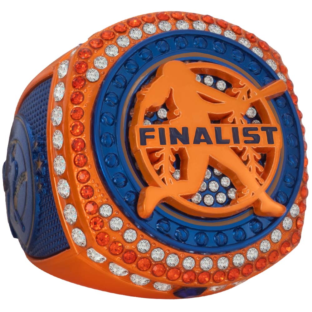 Fastpitch Legacy Series Ring - Orange & Royal Blue