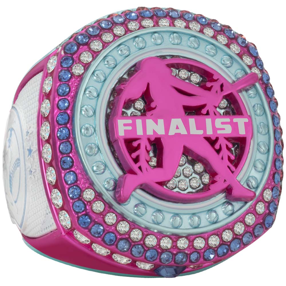 Fastpitch Legacy Rings - White, Pink, Light Blue