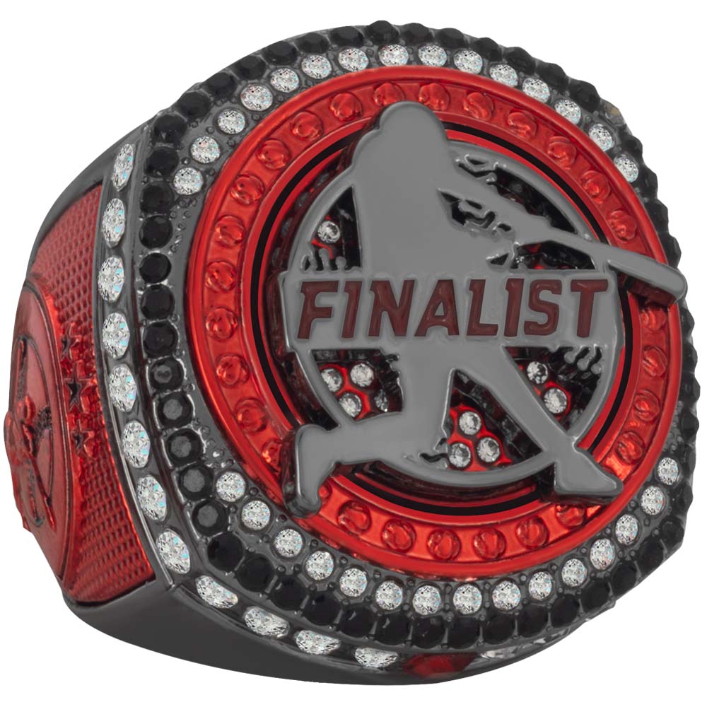 Baseball Legacy Series Ring - Black & Red