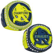 Baseball Legacy Series Ring - Navy & Neon Yellow