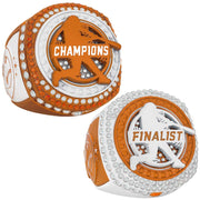 Baseball Legacy Series Ring - Burnt Orange & White