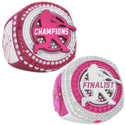 Baseball Legacy Rings - Pink & White