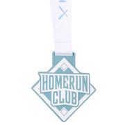 Home Run Club Medal- Light Blue & White