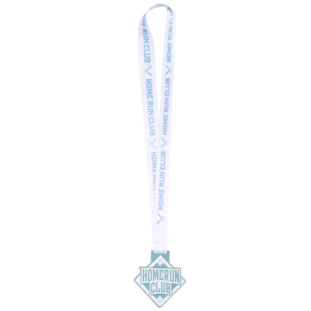 Home Run Club Medal- Light Blue & White