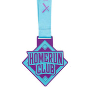 Purple & Blue Baseball Medals | Home Run Club