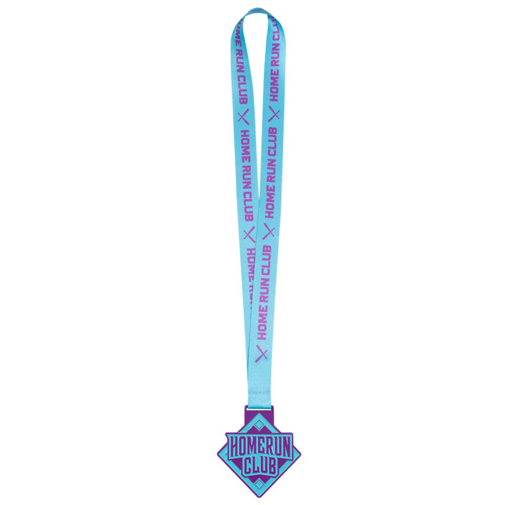 Home Run Club Medal- Purple & Blue