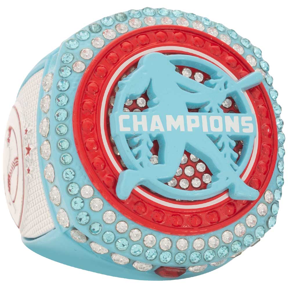 Fastpitch Legacy Rings - Patriotic Pop