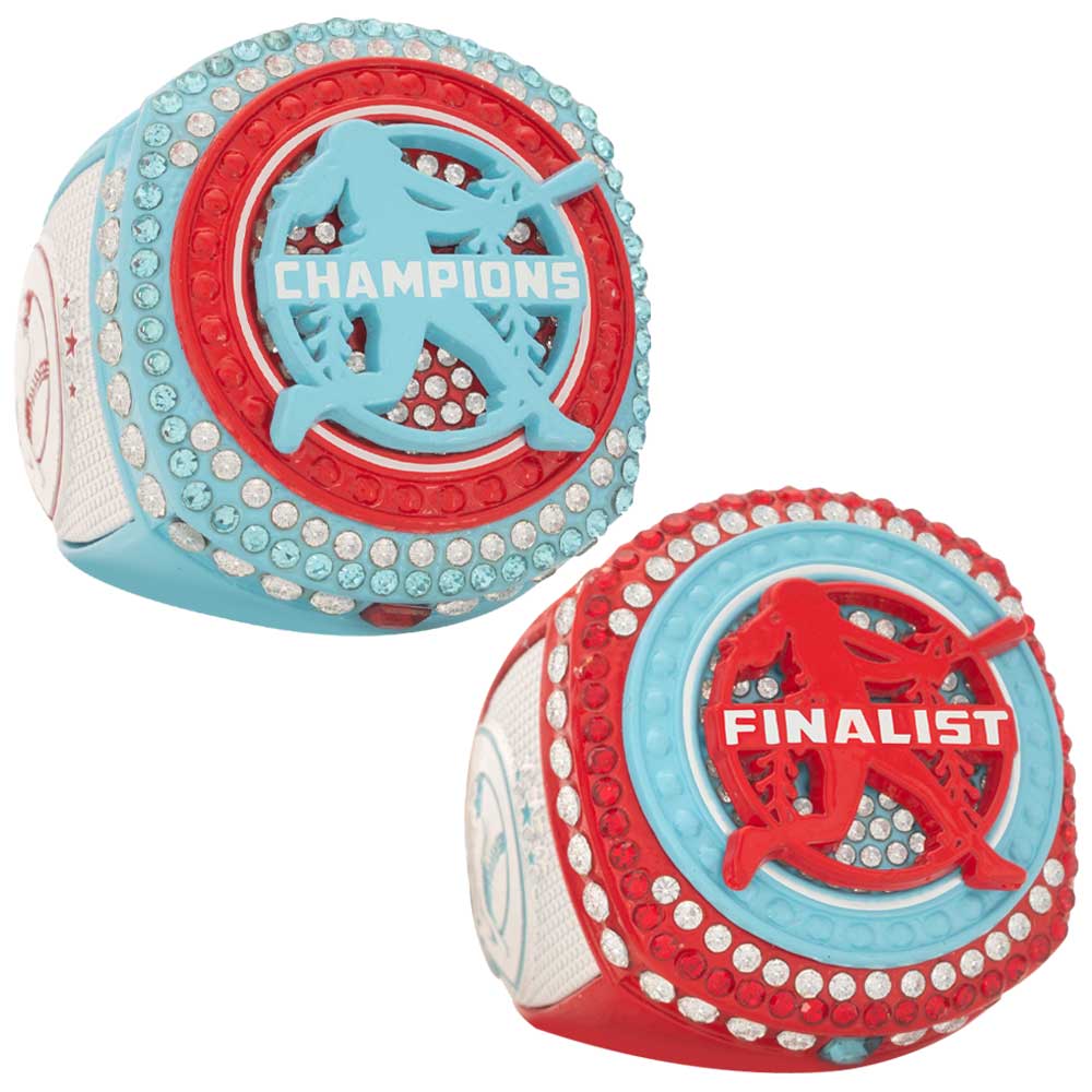 Fastpitch Legacy Rings - Patriotic Pop