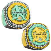 Fastpitch Legacy Rings - Teal, Black & Yellow