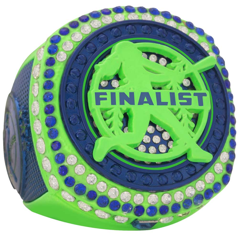 Fastpitch Legacy Rings - Neon, Green & Blue