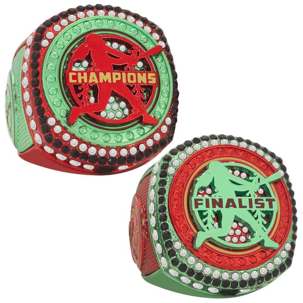 Fastpitch Legacy Rings - Watermelon