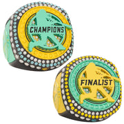 Baseball Legacy Series Ring - Teal, Black & Yellow