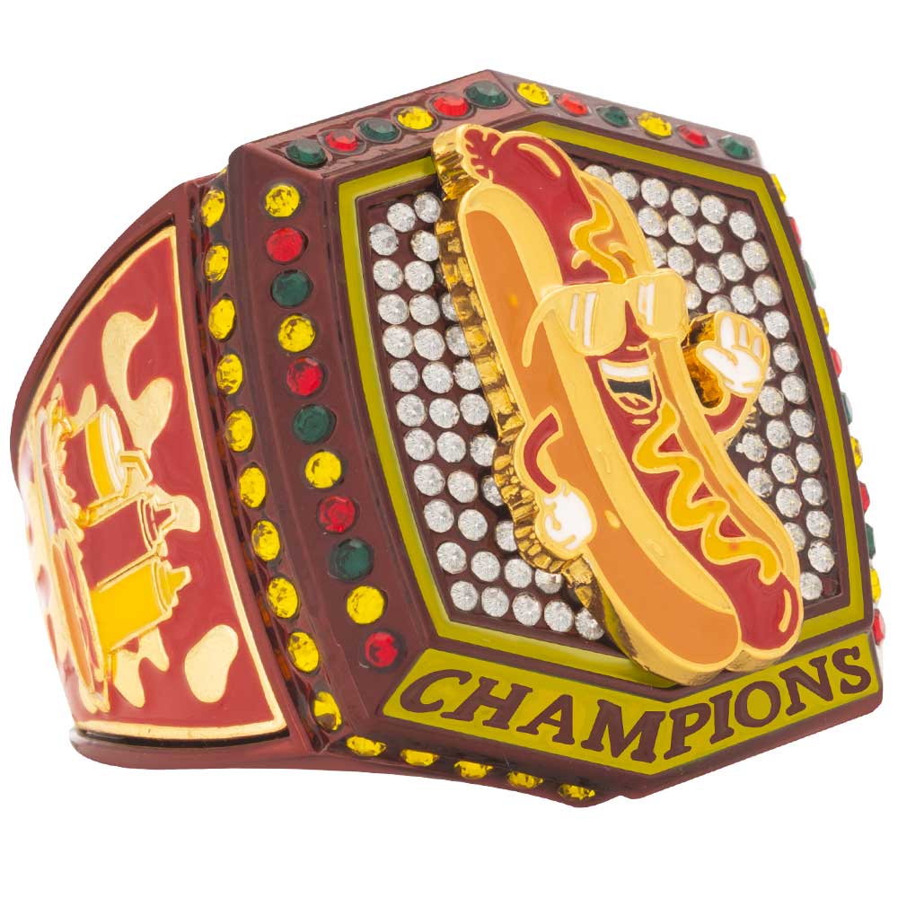Hot Dog Champion & Finalist Rings