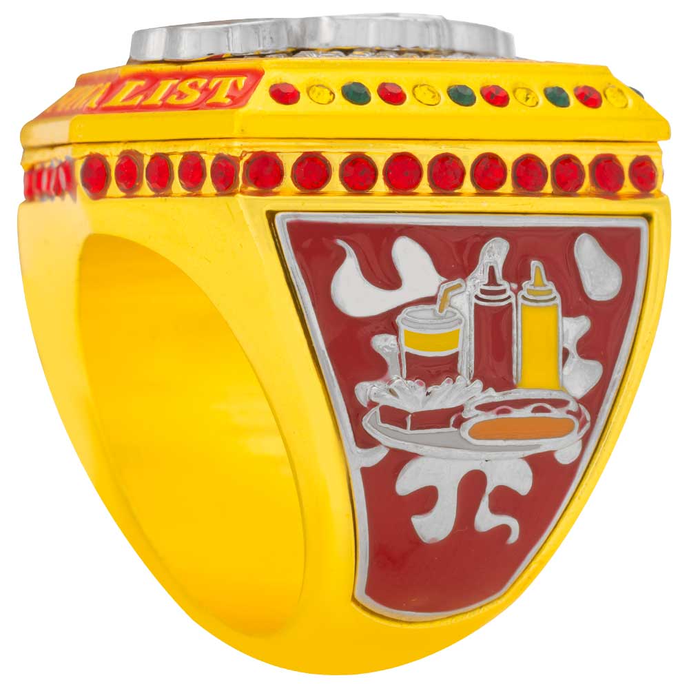 Hot Dog Champion & Finalist Rings