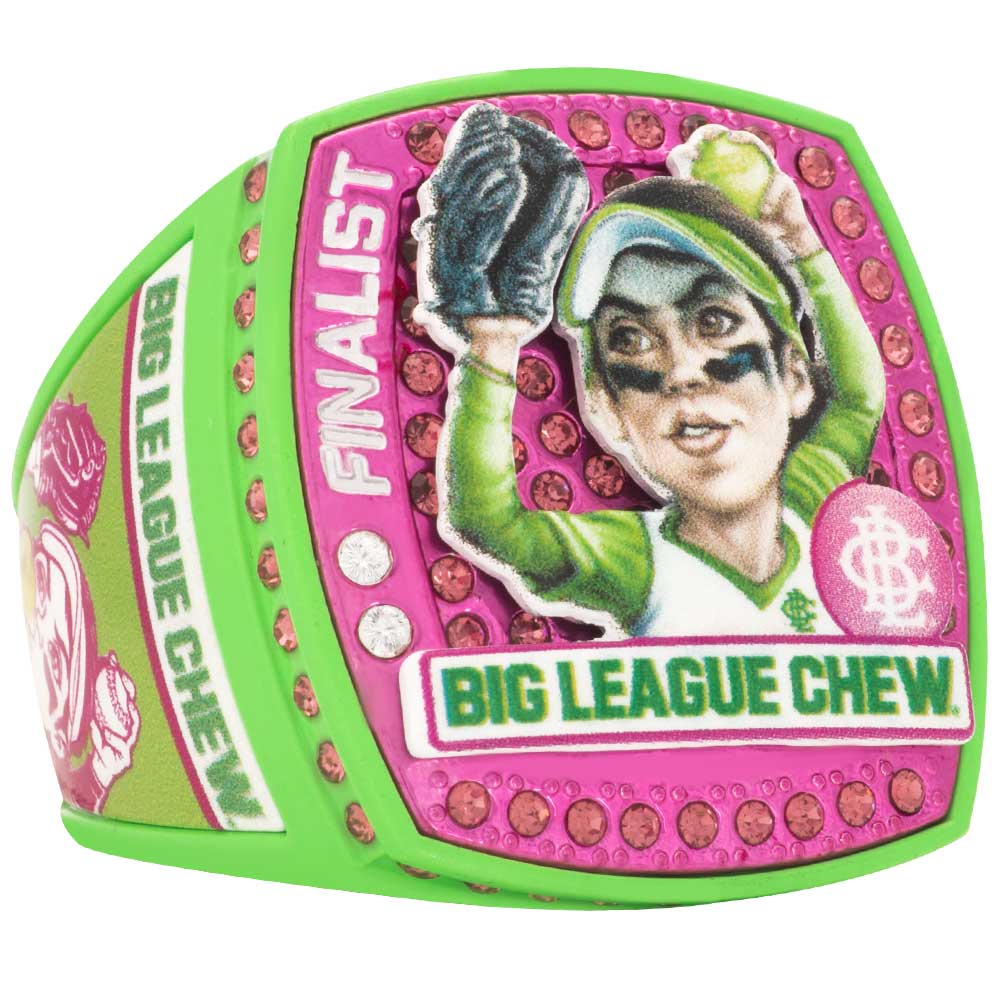 Big League Chew Player Ring - Slammin Strawberry