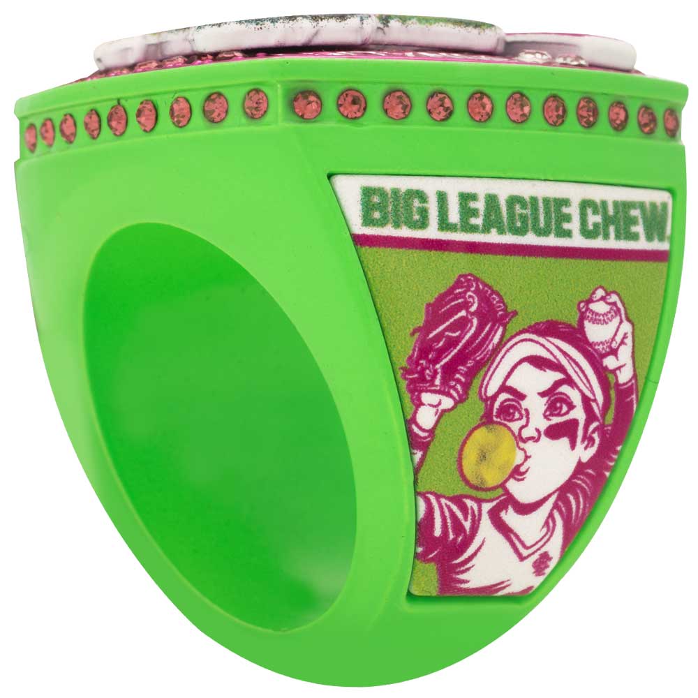 Big League Chew Player Ring - Slammin Strawberry