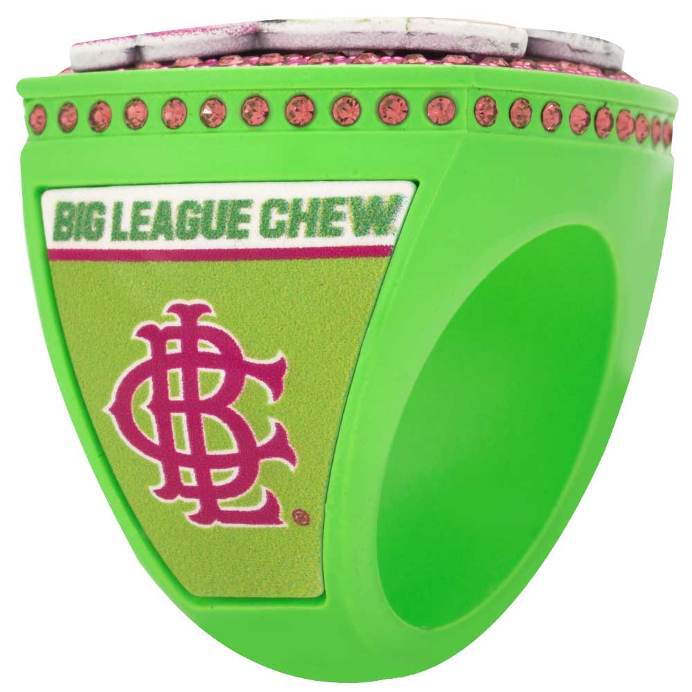 Big League Chew Player Ring - Slammin Strawberry