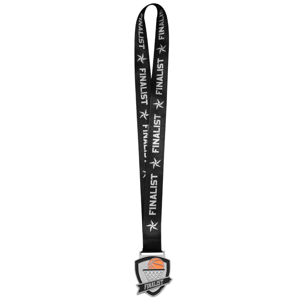 Basketball Shield Medal