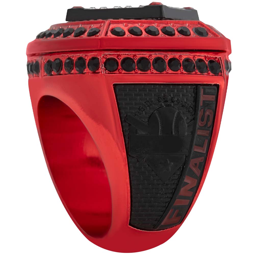 Home Plate Series Ring - Black & Red