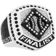 Home Plate Series Ring  - Black & White