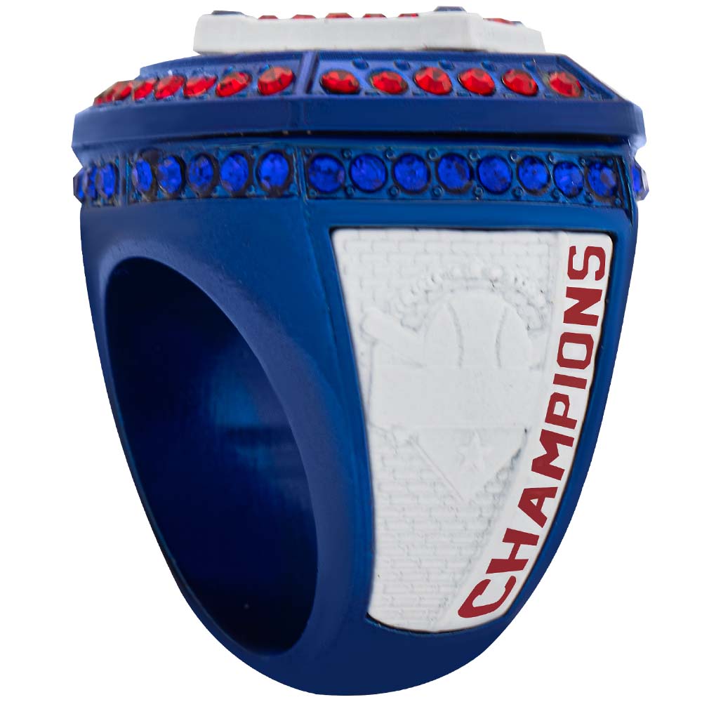 Home Plate Series Ring  - Red, White & Blue
