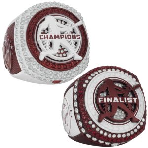 Fastpitch Legacy Championship Rings- Crimson & White