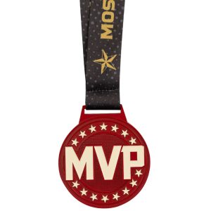 MVP Medals- Crimson and Cream