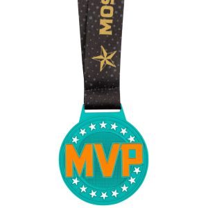 MVP Medals- Teal, White & Orange
