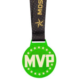 MVP Medals- Bright Lime-Green